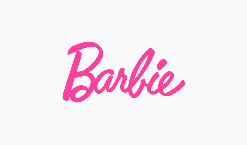 A Pink Barbie Logotype