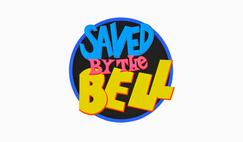 A colorful The Bell Saves the Bell logotype