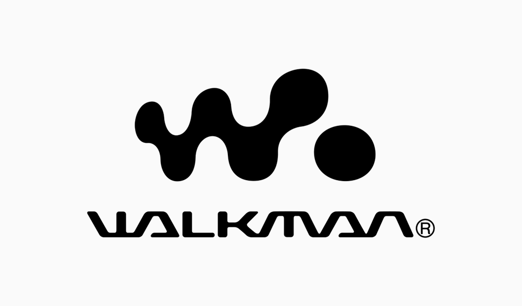 A futuristic Walkman logotype