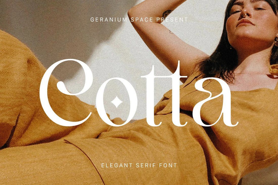 A free elegant serif font