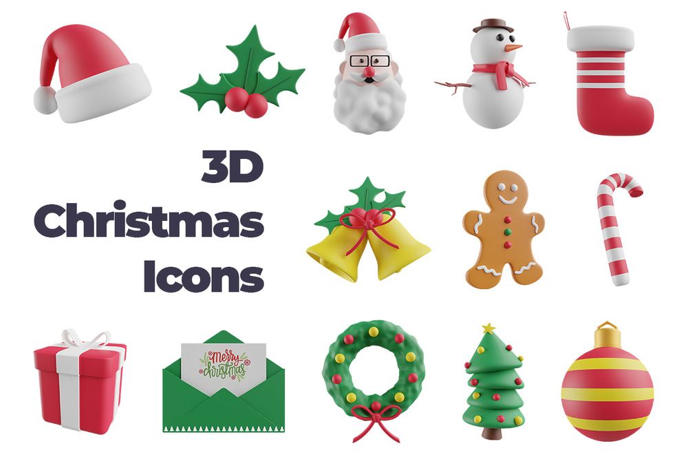 A free christmas 3d pack