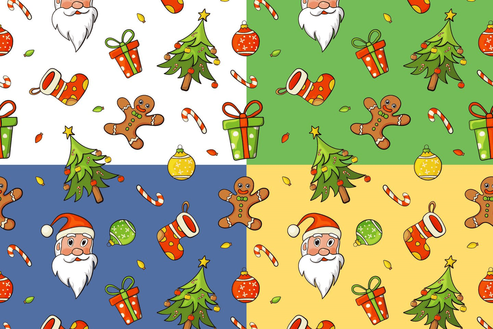 A free christmas vector pattern
