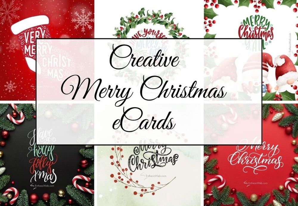 A free creative merry christmas ecards