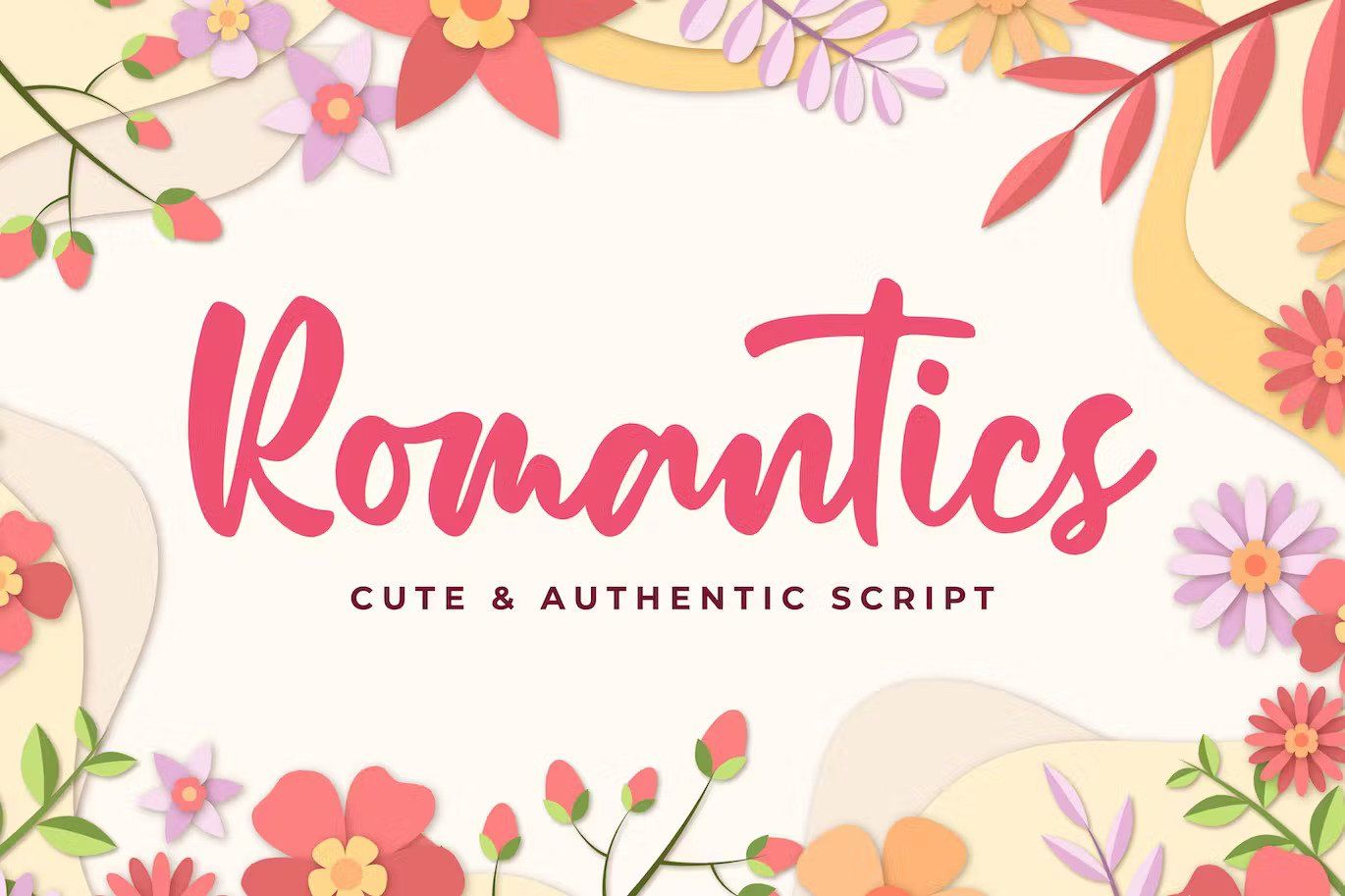 A cute and authentic script font