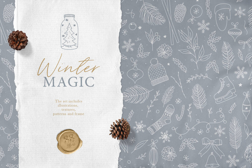 A winter magic collection