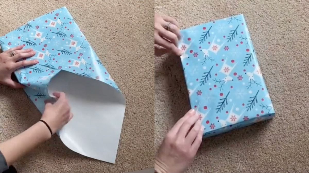 A set of genius wrapping hacks for mailing gifts