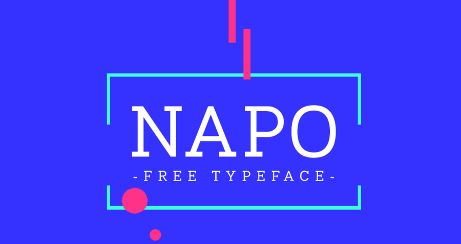 A free slab serif font family