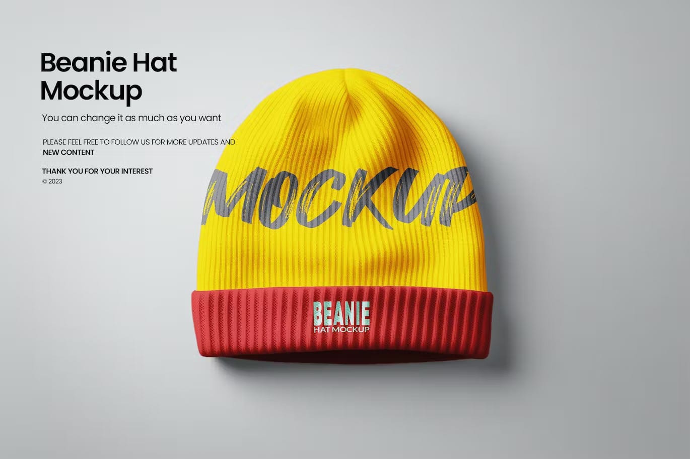 20+ Pretty Cool Beanie PSD Mockup Templates